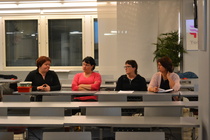 Varapj Birgitta ja kotihoidon ammattilaisia