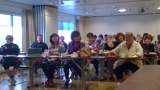 Vakavan asian välissä jotain iloisempaakin ilmettä